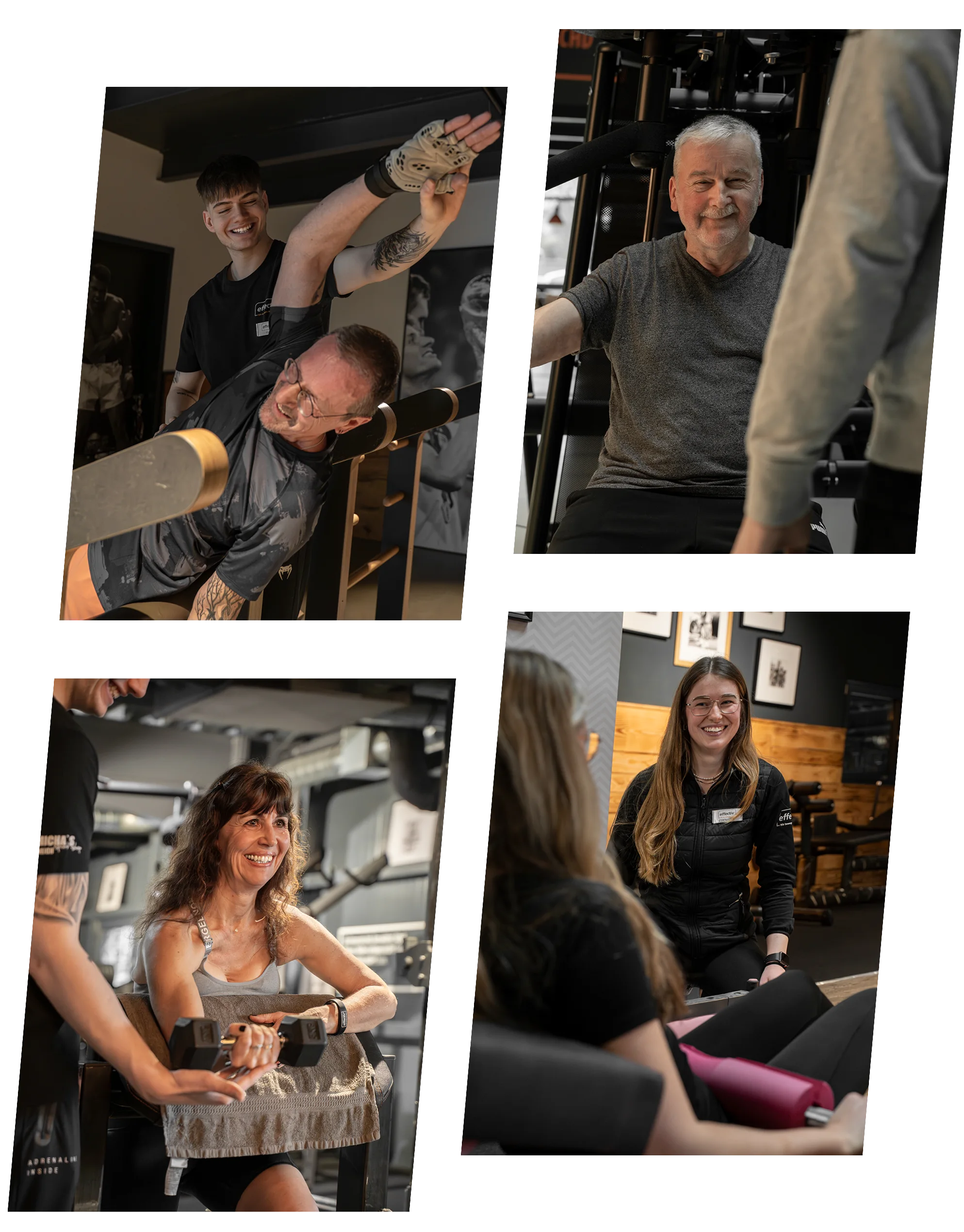 Mitglieder beim Training im effectiv Fitnessstudio